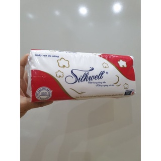 GIẤY RÚT ĐA NĂNG giấy ăn giấy lau tay SILKWELL hàng chính hãng 100 TỜ 2 LỚP