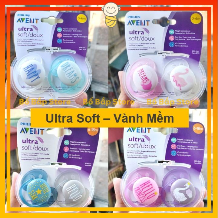 Ti Giả AVENT Ultra Air⚡BẢN ĐẶC BIỆT⚡ Phiên Bản Giới Hạn - Chỉnh Nha Chống Hô Vẩu