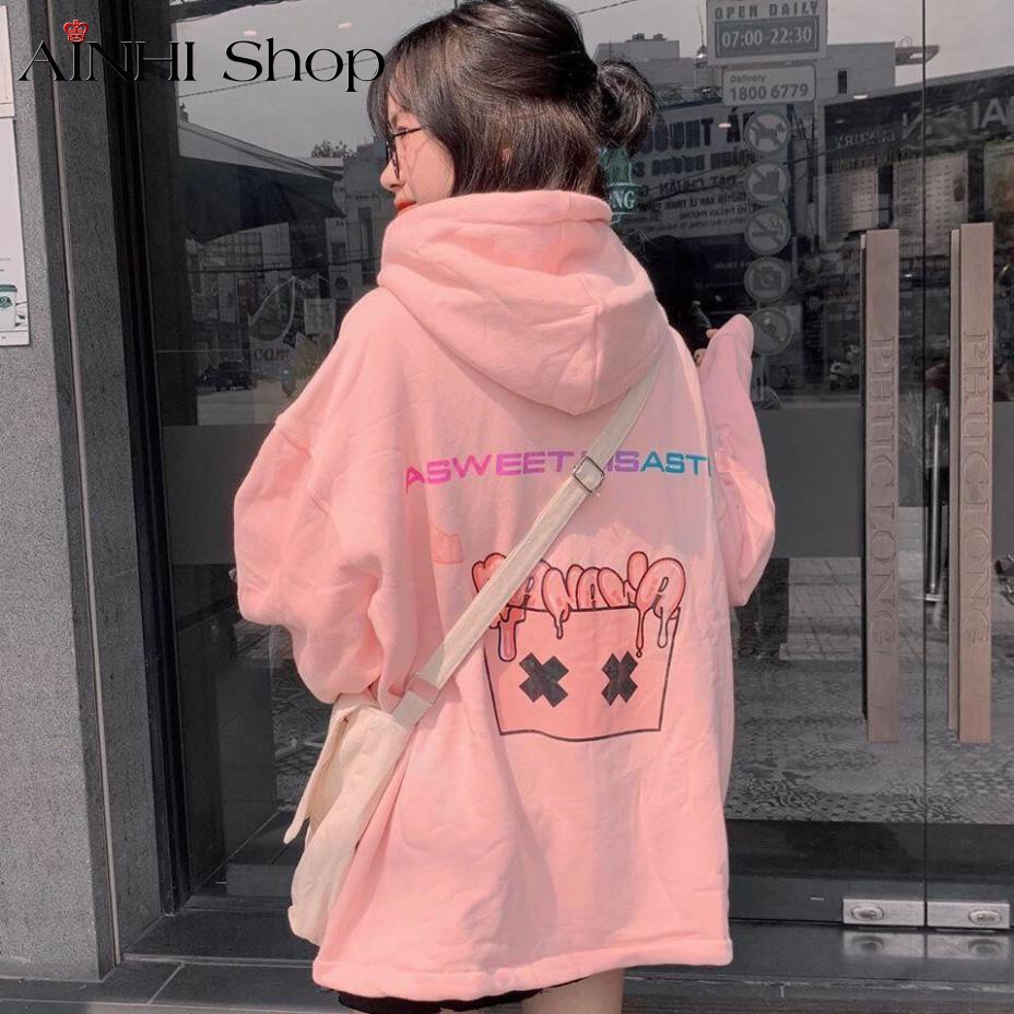 Áo Hoodie Nỉ ❤️FREESHIP❤️ Cho nam Cho nữ và Cặp Đôi Có 4 Màu, Form rộng Unisex BANAWA có dây kéo Ulzzang | BigBuy360 - bigbuy360.vn
