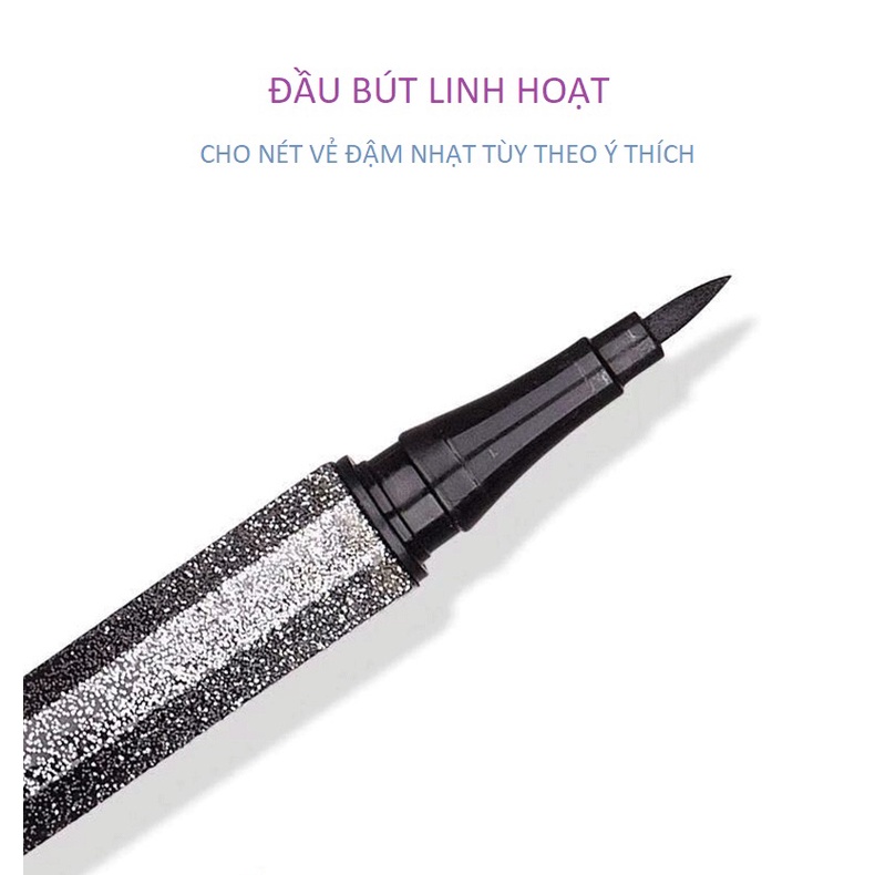 Bút kẻ mắt eyeliner chống dầu, nhanh khô, bên màu ngôi sao hàng nội địa Trung MAT08