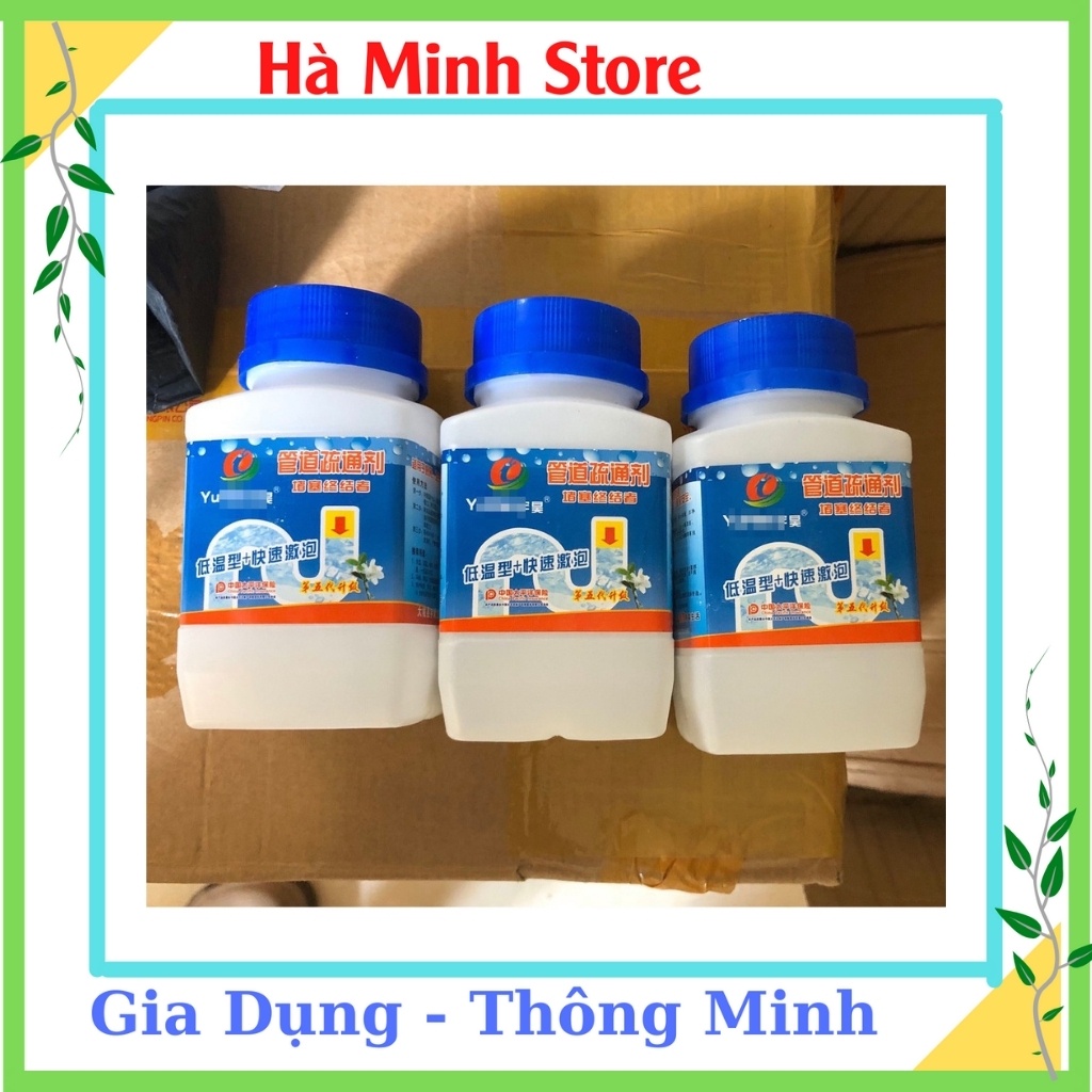 Thông Cống YuHao Chính Hãng, Dùng Là Hết Tắc Chuyên Gia Trong Xử Lý Tắc Nghẽn, Bột Thông Tắc Cống - Gia Dụng Hà Minh