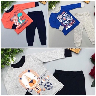 Set bé trai cotton dài tay đẹp, sang chảnh cho bé 10kg- 24kg