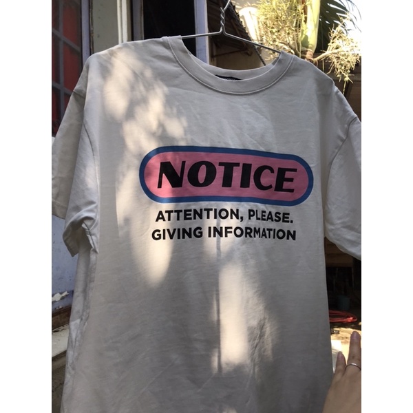 Áo thun notice của kido