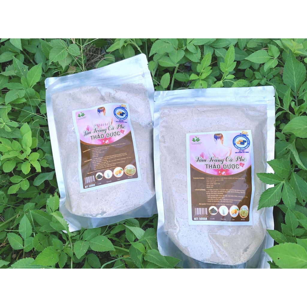 [ 500GR] Ủ TRẮNG CAFE (dùng cả face và body) . . . mới cập nhật chính hãng mới.