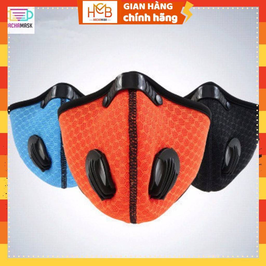 [Mã FARSST20K giảm 10K đơn 20K] Khẩu Trang Chống Bụi Nắp Van Cấu Tạo Lưới Vải Air Mesh 3D