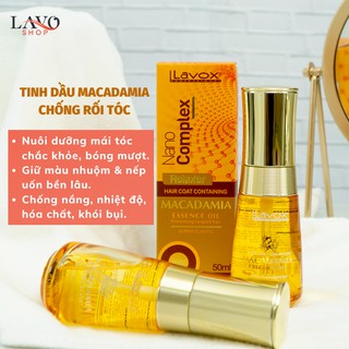 Tinh Dầu Dưỡng Tóc Macadamia Lavox Nano Complex 50ml
