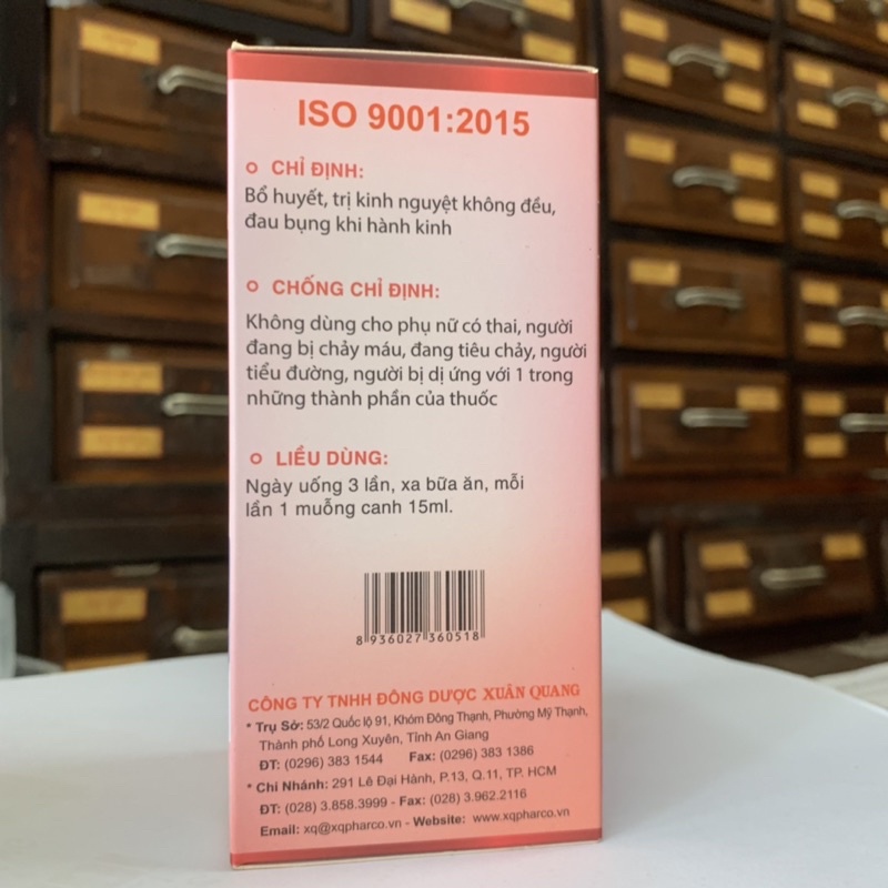 Đương Quy Dưỡng Huyết Xuân Quang - điều kinh, giảm đau bụng