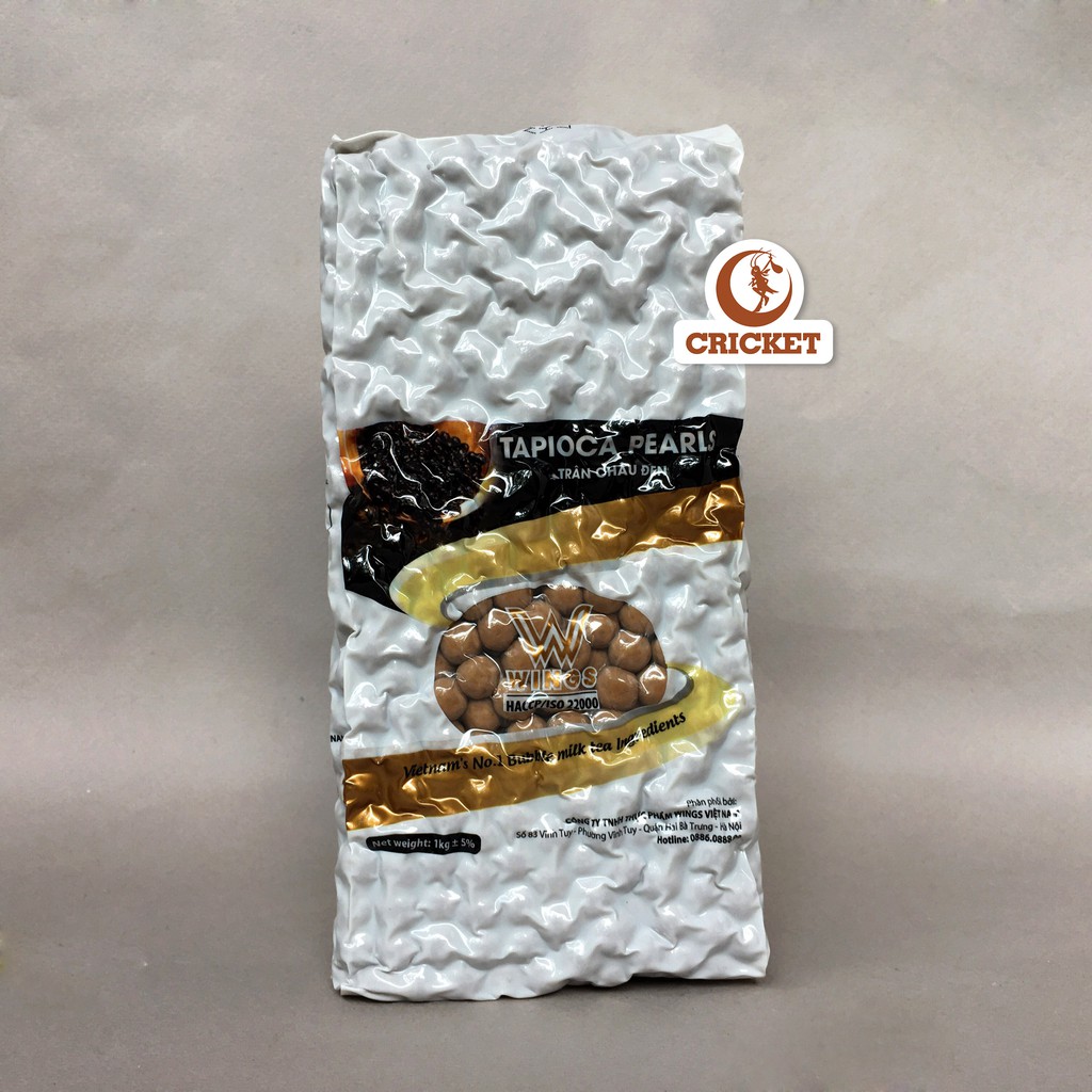 Trân Châu Đen Caramel Cao Cấp Wings (Túi 1kg) - Nguyên Liệu Nấu Trà Sữa, Sữa Tươi Trân Châu Đường Đen | BigBuy360 - bigbuy360.vn