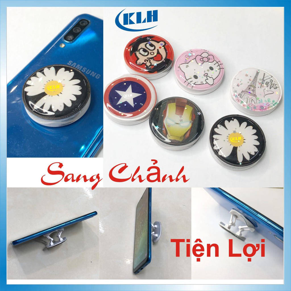 Pop Iring dán chống lưng điện thoại, giá đỡ tiện ích thêm phần sang chảnh cho máy KLH