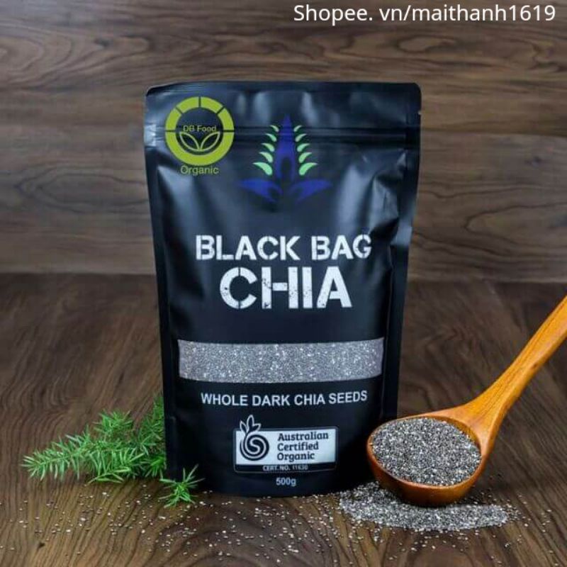 Hạt chia Úc túi đen- Gói 100g