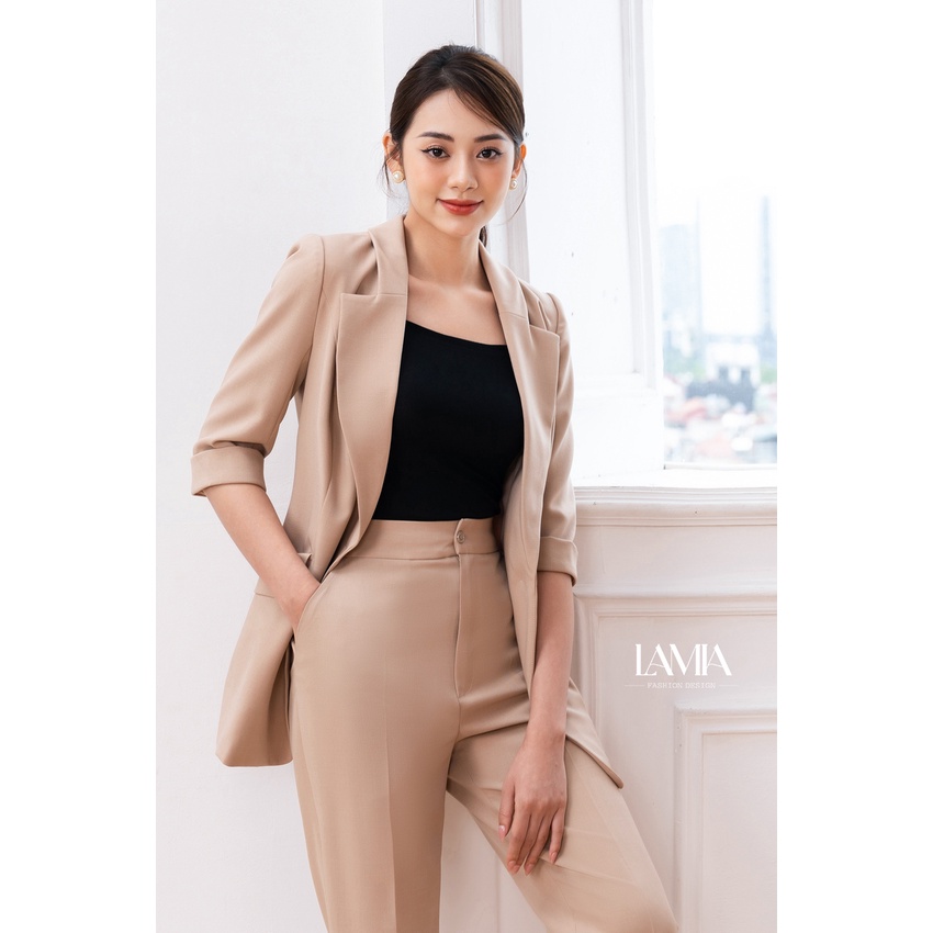 Áo vest nữ hè Lamia Design LUXE013 màu be