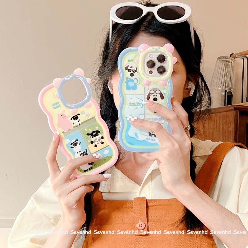 Ốp Điện Thoại Họa Tiết Quái Vật Xinh Xắn Dành Cho iPhone 13 12 11 Pro Max Xs Max Xr X 7 8 6 6s Plus