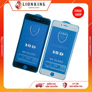 Kính cường lực iphone 10d full cho iphone 6/7/8/7plus/8plus/x/xr/xsmax
