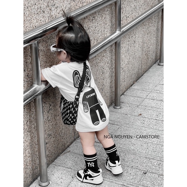 Áo thun life work cho bé , áo thun unisex trẻ em , Kid_genZ