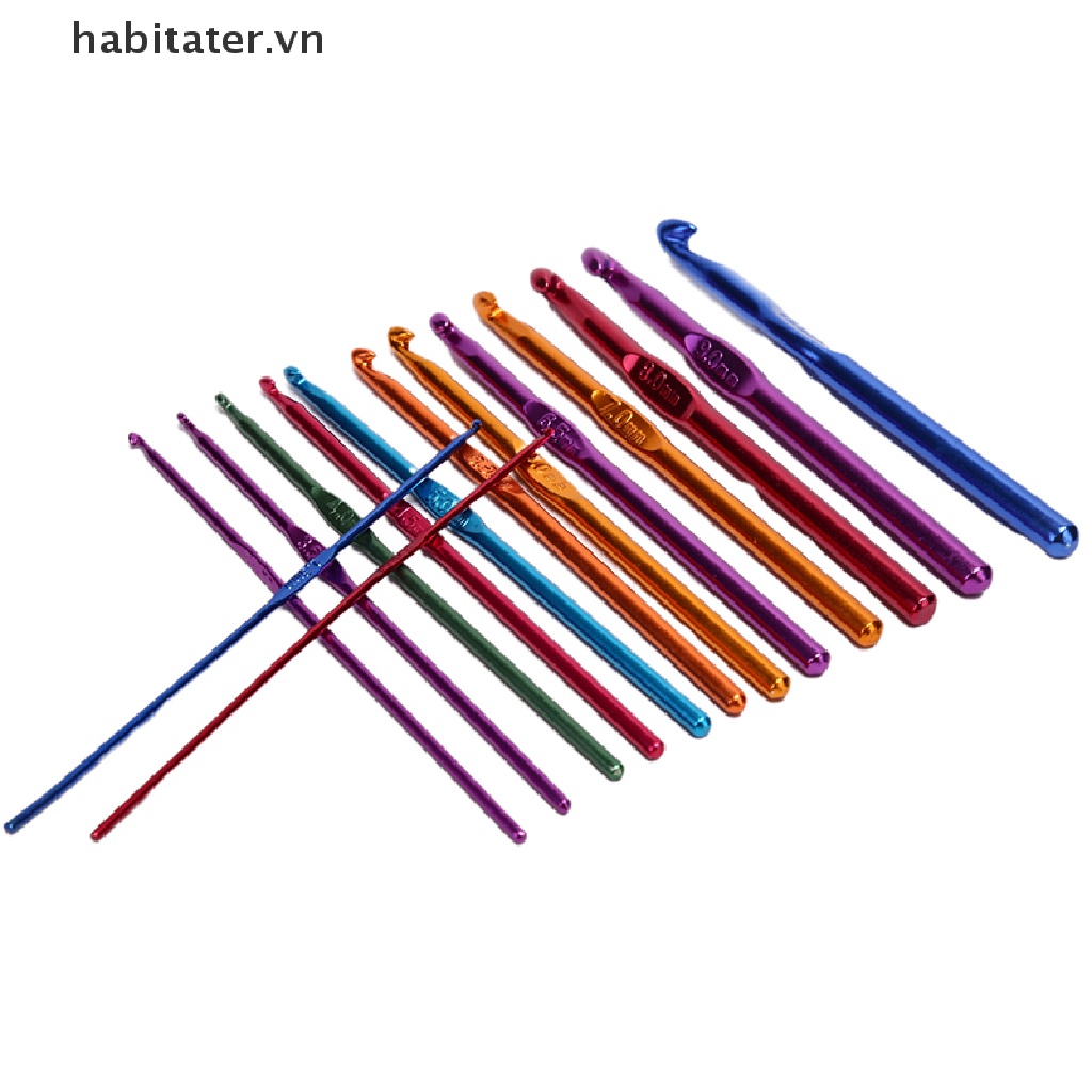 Set 12 / 14 Kim Móc Len Bằng Nhôm 2-10mm