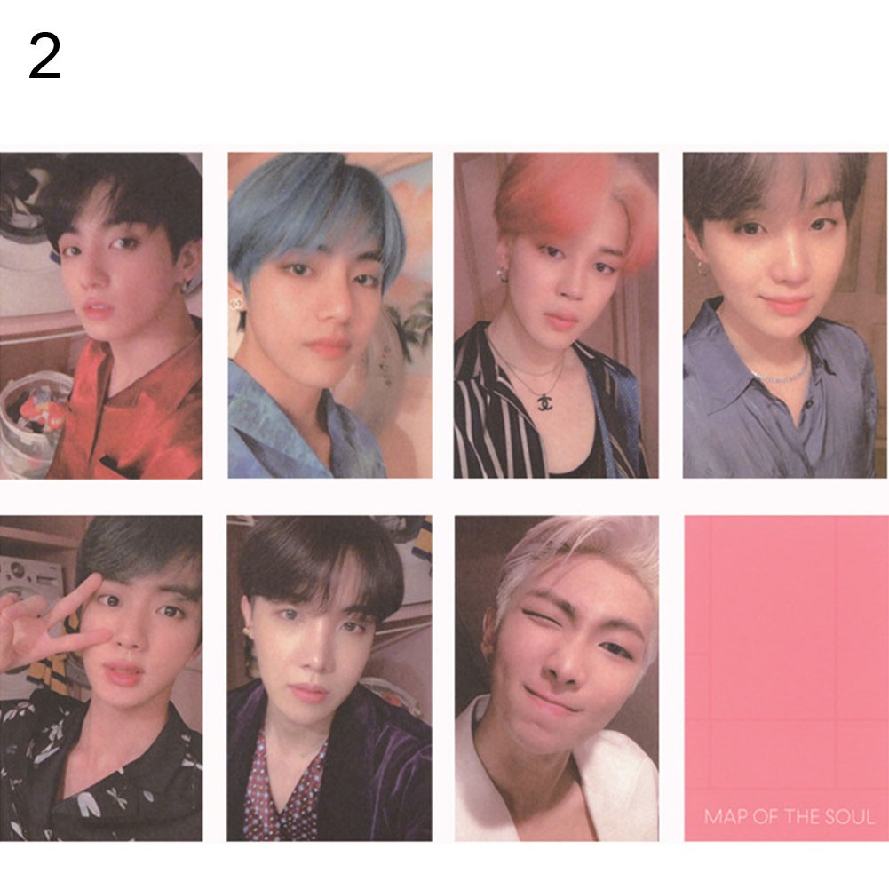 Bộ Thẻ Ảnh In Hình Nhóm Nhạc Kpop Bts