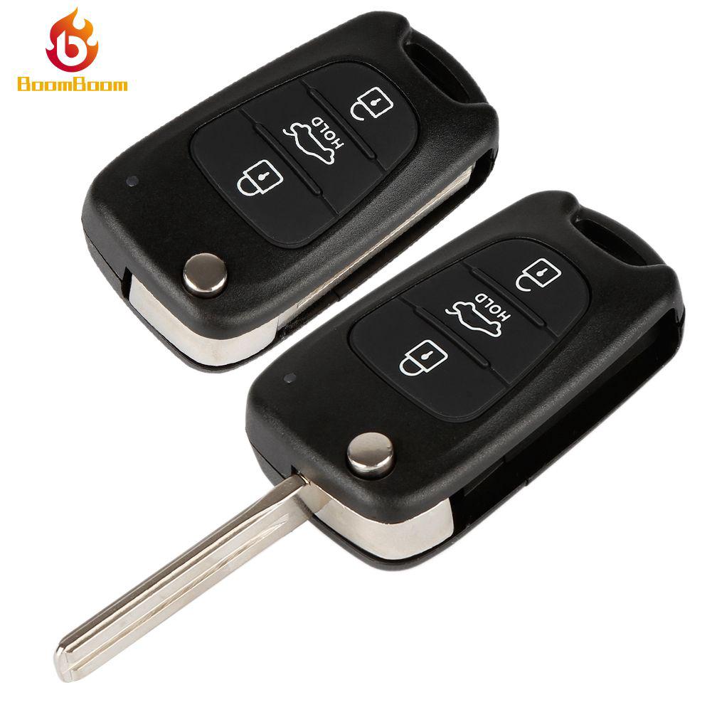 Vỏ chìa khóa điều khiển từ xa 3 nút cho xe hơi Kia Rondo Sportage Soul Rio S161C