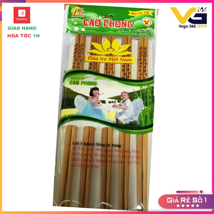 Đũa tre cao cấp Cao Phong - Hàng Việt Nam