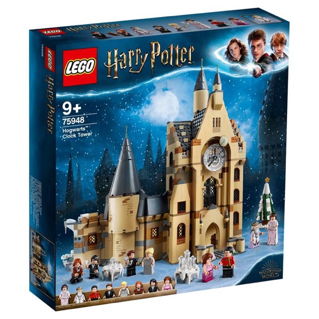 Lego 75948 Hogwarts Clock Tower Tháp đồng hồ Hogwarts trong Harry Potter Cậu bé phù thuỷ chính hãng (như hình)