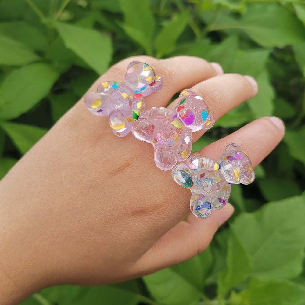 Nhẫn Nhựa Resin Ngọt Ngào|Khuôn Nhựa Acrylic Màu Sắc Đa Dạng Chất Lượng Cao|Áo Kiểu Hàn Quốc Thiết Kế Trẻ Trung Cá Tính