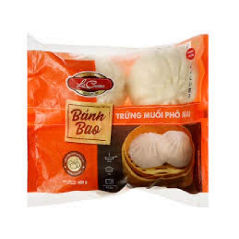 bánh bao trứng muối phô mai gói 4 cái