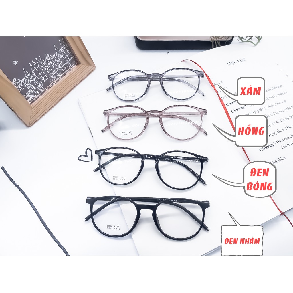 Gọng kính fom tròn thời trang hàn quốc