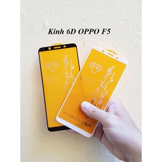 Kính cường lực 6D Full màn hình Oppo F5/ F5 Youth