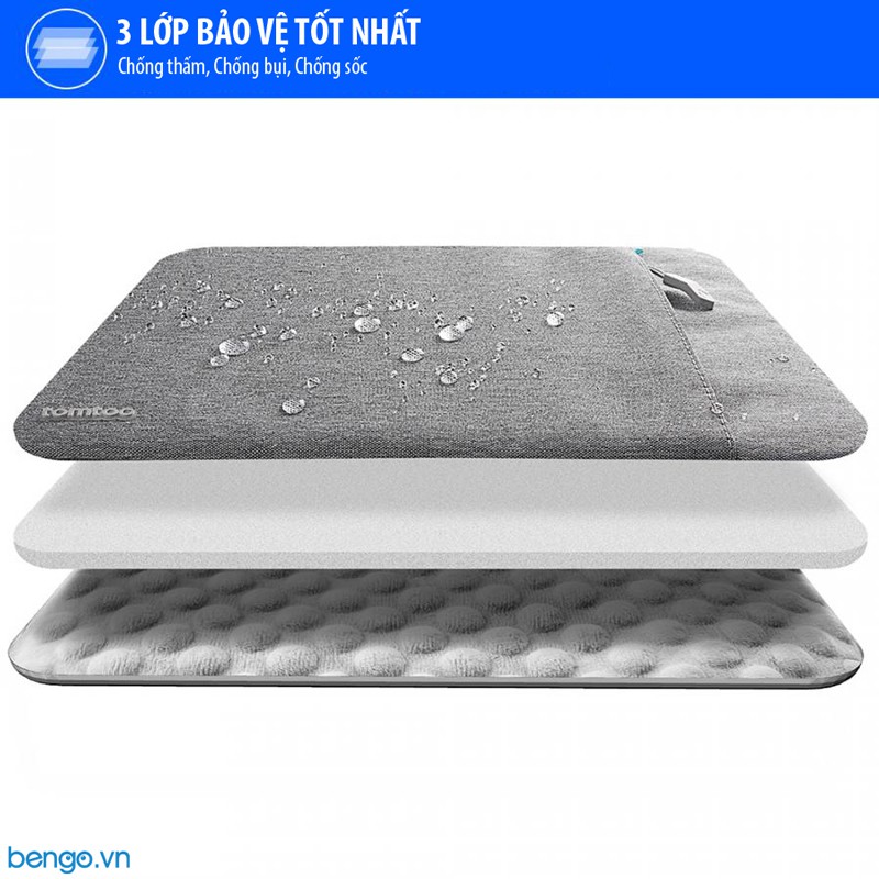 Túi chống sốc MacBook Pro 13” New TOMTOC (USA) 360° Protective - A13-C02