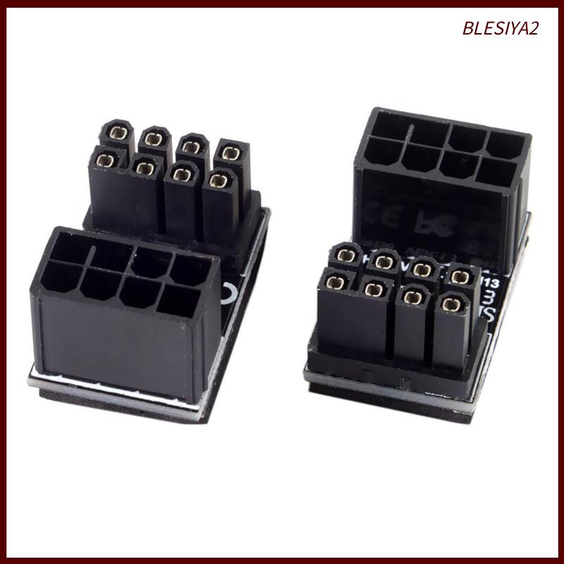 Bộ 2 Đầu Nối Nguồn GPU Góc 180 Độ Cho Thẻ Đồ Họa Để Bàn