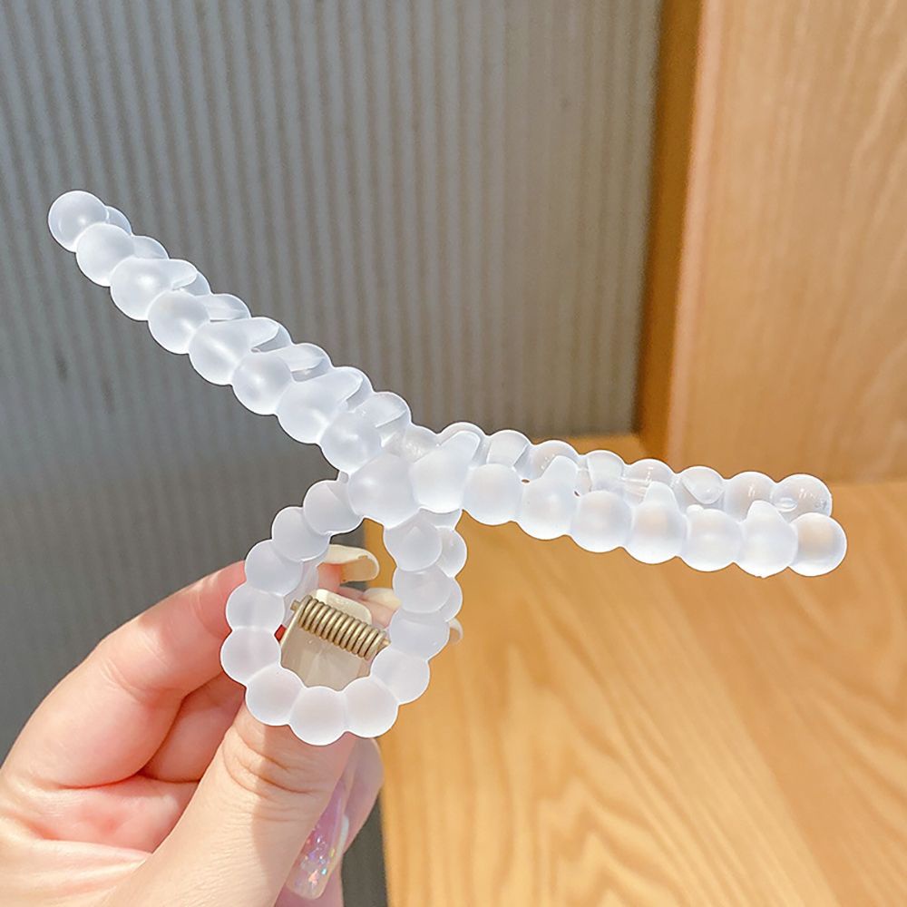 Kẹp tóc càng cua kích thước lớn màu sắc ngọt ngào phong cách Hàn Quốc cho nữ