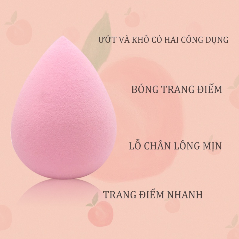 Mút tán để trang điểm- Hình giọt nước (PS-HZD-1)