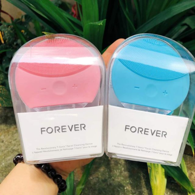 Máy rửa mặt mini, rung sóng âm, đầu silicone mềm mại,loại bỏ tế bào chết, hàng nội địa trung