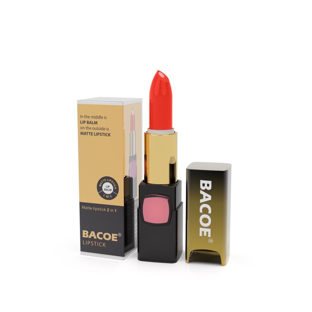 Son lì 2 in 1 BACOE 8 Màu - Bán Sỉ
