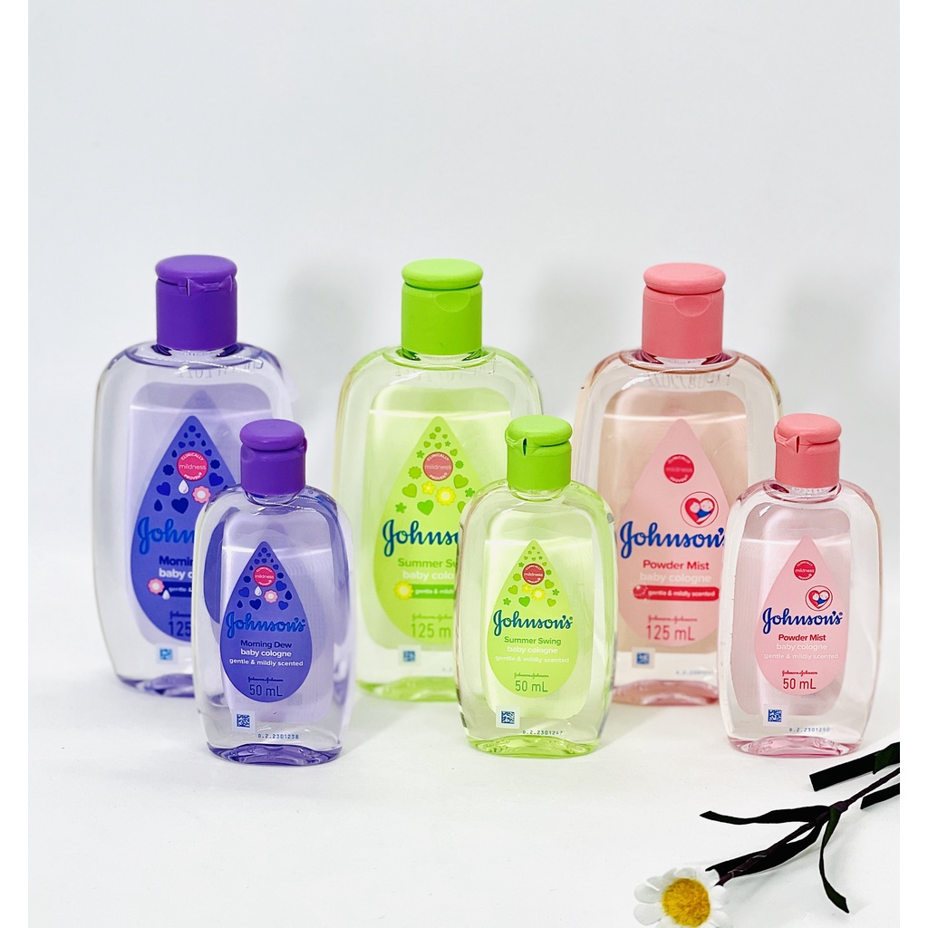Nước hoa Johnson's Baby nhiều mùi hương 50ml - 125ml, nước hoa trẻ em.