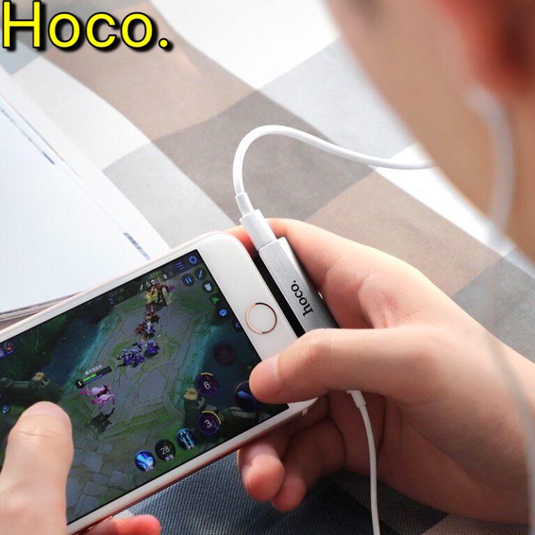 Jack chuyển đổi tai nghe REMAX LA03i từ iphone sang 3.5 hỗ trợ vừa nghe vừa sạc Chính Hãng