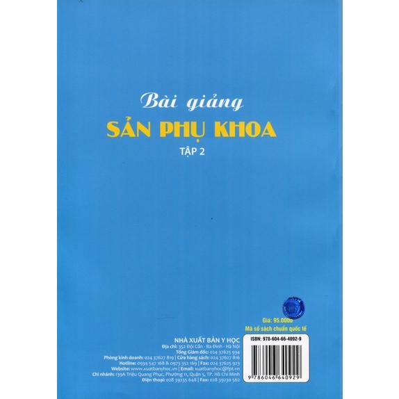 Sách - Bài giảng sản phụ khoa tập 2