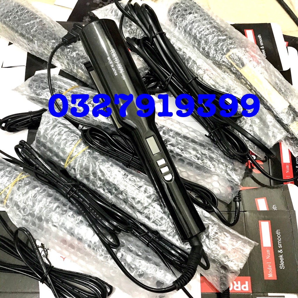 ✅freeship✅ Máy duỗi tóc chuyên nghiệp có màn hình TOKYO 114