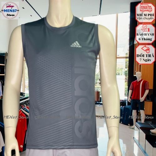 Áo ba lỗ nam Ép vân Áo thun nam 3 lỗ Tanktop sát nách thể thao chất vải co dãn mềm mịn- MEN87_Store