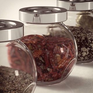 BỘ 4 LỌ THỦY TINH IKEA