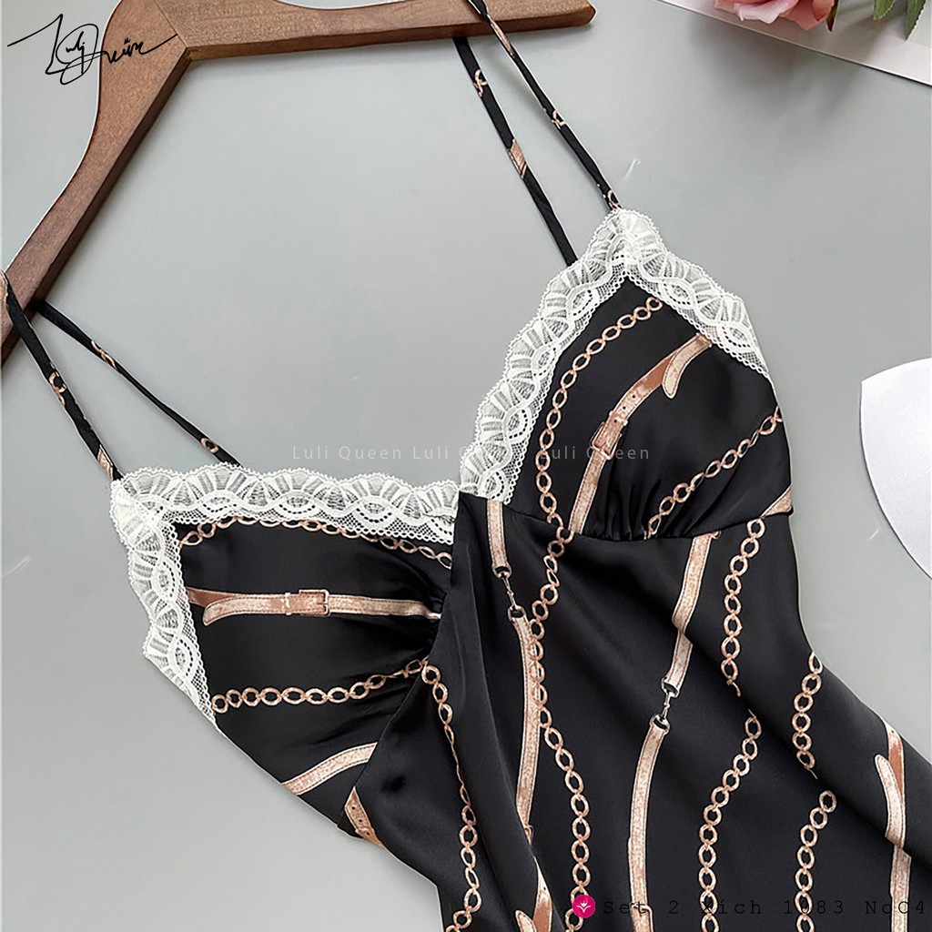 Bộ ngủ lụa cao cấp set 2 xich 1083