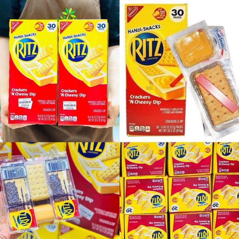 Bánh Ritz Bits Phô Mai Vỉ Nhỏ