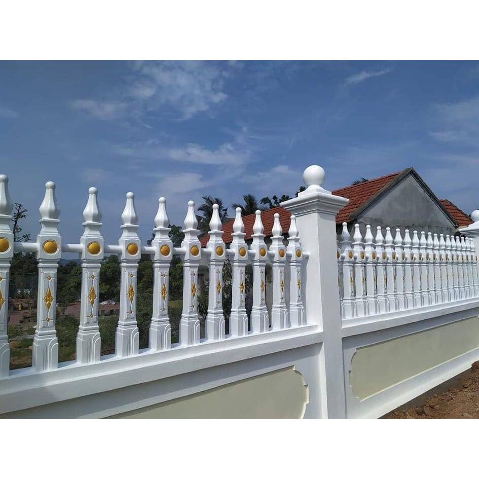 Khuôn Hàng Rào Hoa Chìm Chất Liệu Bền Đẹp