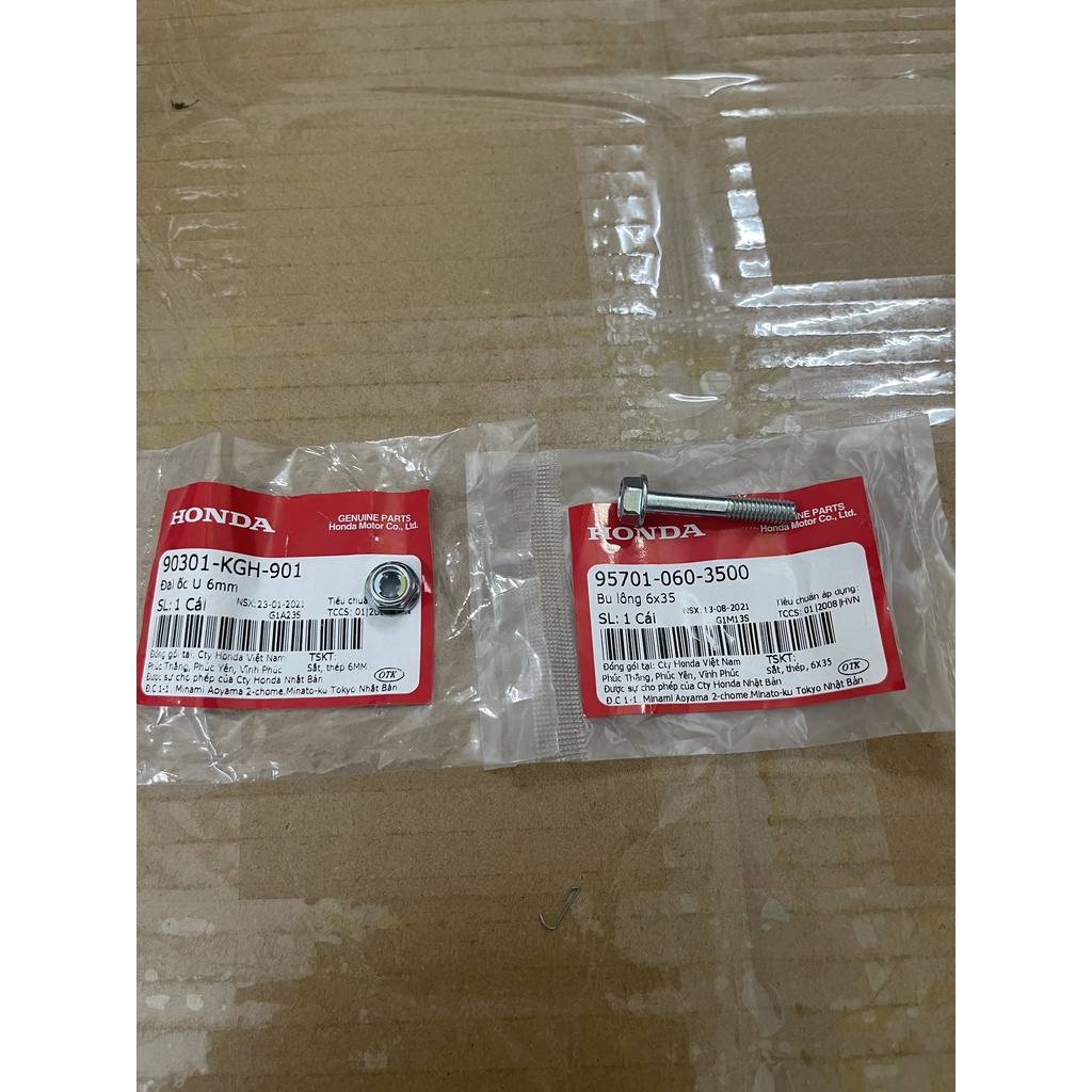ốc tán cần kéo phanh xe future mập 125 future led 125 hàng chính hãng 90301kgh901 957010603500