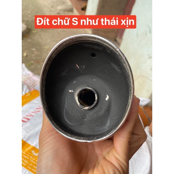 Pô 2543 móc nhẹ đít chữ S lắp cho Dream 50cc - 100cc Wave Cup