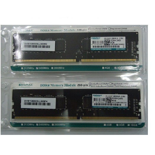 RAM KINGMAX DDR4 2400MHz 8GB PC Memory