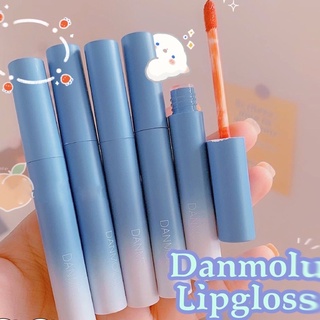 Set 5 Cây Son kem lì DANMOLU xanh chính hãng mềm mịn môi