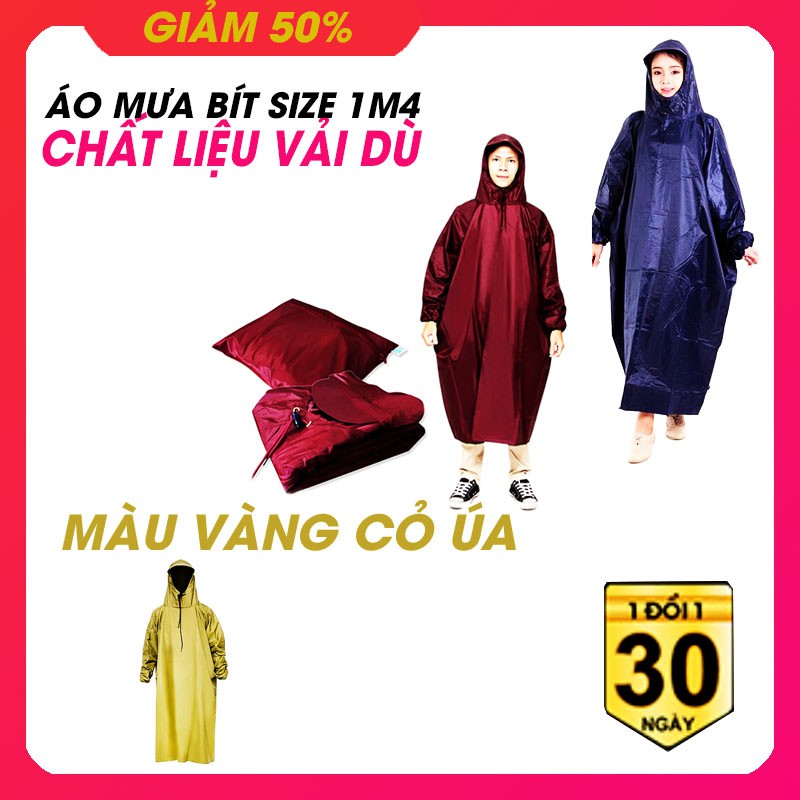 ÁO MƯA VẢI DU BÍT XUNG QUANH,CHỐNG RÁCH ,BỀN RẺ ĐẸP