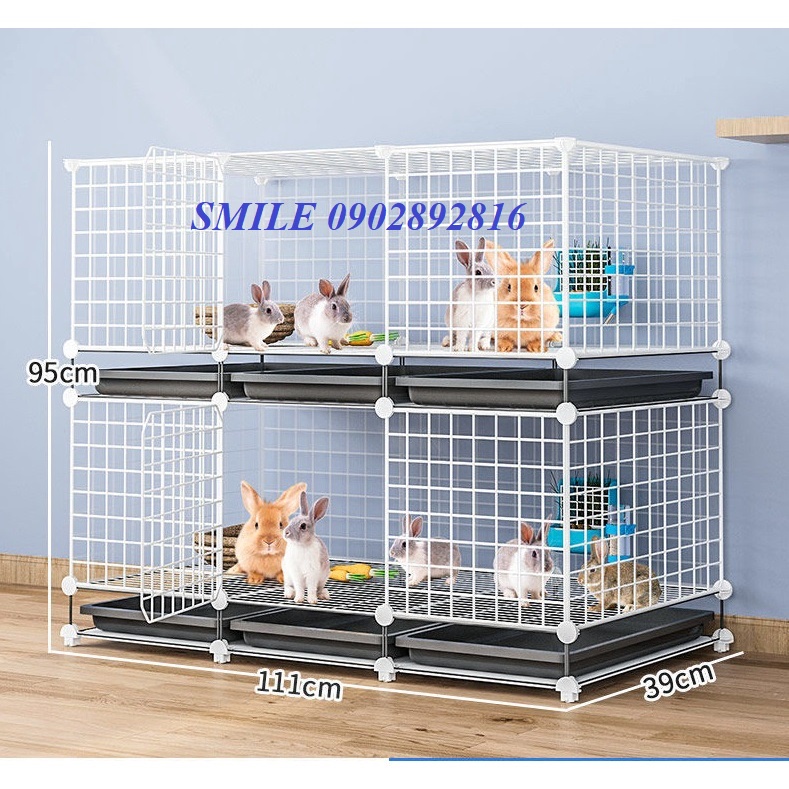 (CHUỒNG LỚN BIGSIZE) COMBO LƯỚI THÉP GHÉP NHIỀU KIỂU LÀM CHUỒNG CHÓ MÈO THÚ CƯNG ĐA NĂNG