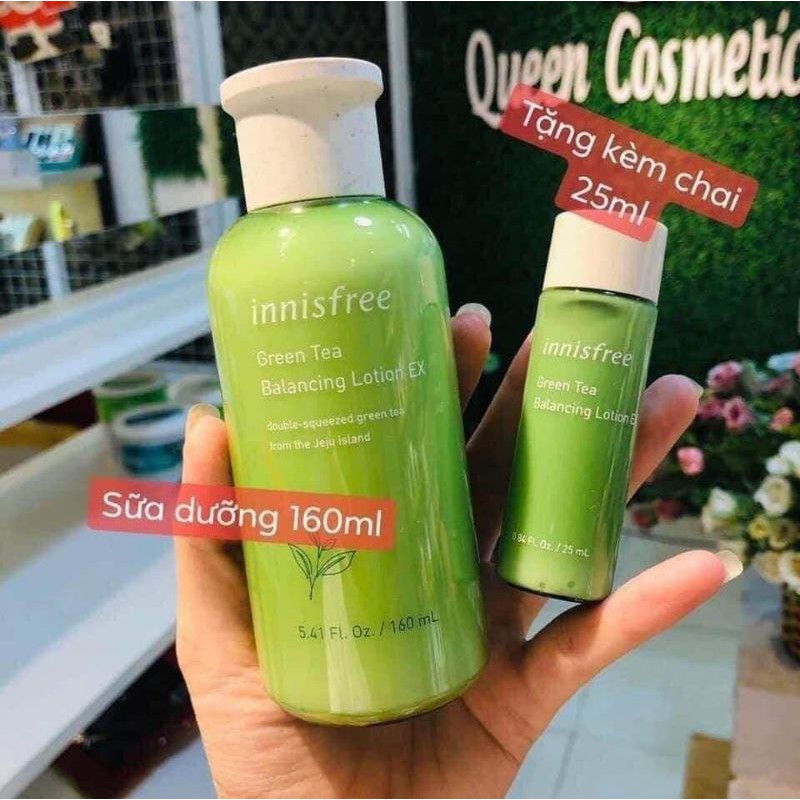 [AUTH] BỘ DƯỠNG TRÀ XANH INNISSFREE GREEN TEA BALANCING SPECIAL SKIN CARE EX SET 6 MÓN