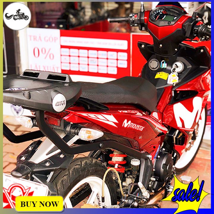 Baga sau GIVI HRV cho xe Exciter 150 đặc biệt chịu lực cao tặng kèm đế hàng chính hãng BH 2 năm